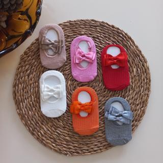 MARS BABY Kız Bebek 6lı Fiyonklu Babet Çorap Set