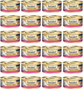 Gourmet Kıyılmış Sığır Etli Konserve Yetişkin Kedi Maması 24 X 85 G