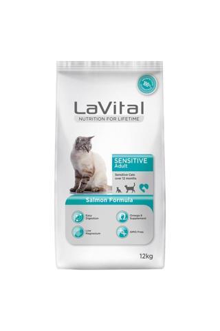 Lavital Adult Somonlu Kedi Maması - 12 Kg