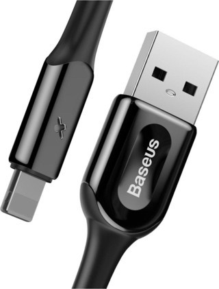 X-Type Serisi 2A iPhone Lightning Kopmaya Dayanıklı Data Şarj Kablosu 1 Metre Siyah