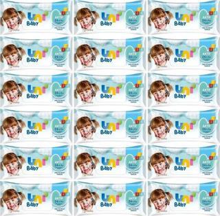 Uni Baby Aktif Islak Mendil 52'Li X 18 Adet
