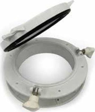 Sealux İçten Montaj Yuvarlak Lumboz Siyah-26cm