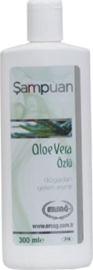 Ersağ Aloe Vera Özlü Şampuan 300 Ml