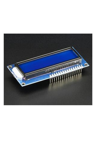 Adafruit Montajlı Standart Lcd 16x2 + Ekstralar - Mavi Üzerine Beyaz