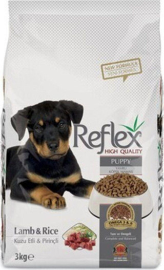 Reflex Puppy Kuzu Etli Ve Pirinçli Yavru Köpek Maması 3 Kg