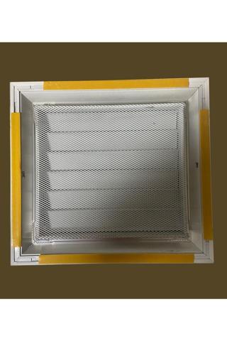 Mete Panel Alüminyum Yüzeysel Menfez 40x40 Beyaz Renk