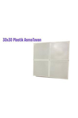 Mete Panel Plastik Asma Tavan 30*30 4 M2 Beyaz Renk Tam Takım