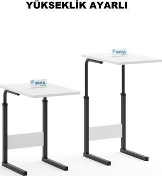 Yükseklik Ayarlı Hasta Yemek Masası Laptop Yatak Sehpası Koltuk Masası