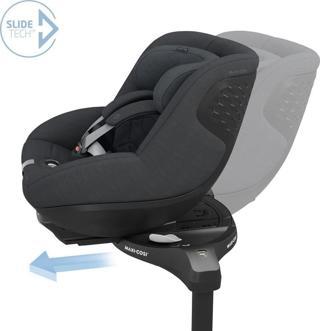 Maxi-Cosi Pearl Slidetech 360 Dönebilen Yatabilen Kızaklı İsofix Bazalı Bebek Oto Koltuğu 0-18 Kg Authentic Graphite