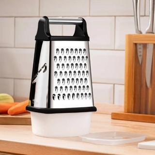 Nehir Paslanmaz Çelik Oval Hazneli Rende 