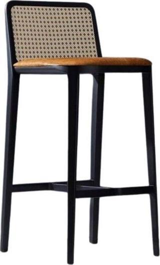 Martha Hazeranlı Ahşap Bar Sandalyesi