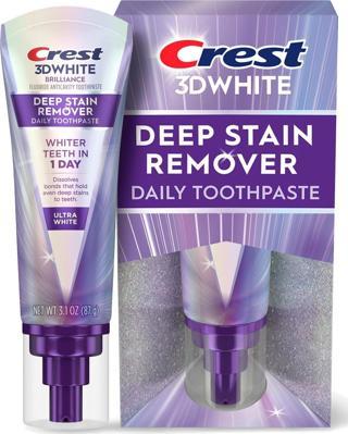 Crest 3DWhite Brilliance Deep Stain Remover Ultra White Diş Macunu 87GR