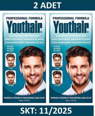 Youthair Beyazlık Giderici Durulanmayan Saç Kremi 2 Adet SKT:11/2025