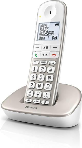 Xl4901S Telsiz Dect Telefon 1.9" Ekran Eller Serbest Konuşla Beyaz Arka Işık-Tuş Takımı