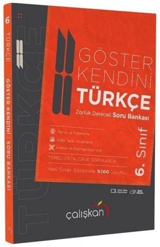 Çalışkan Yayınları 6. Sınıf Türkçe Göster Kendini Soru Bankası - Çalışkan Yayınları