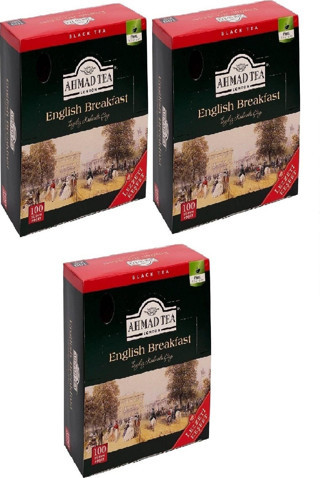 Ahmad Tea English Breakfast Bardak Poşet Çay 100'Lü X 3 Adet