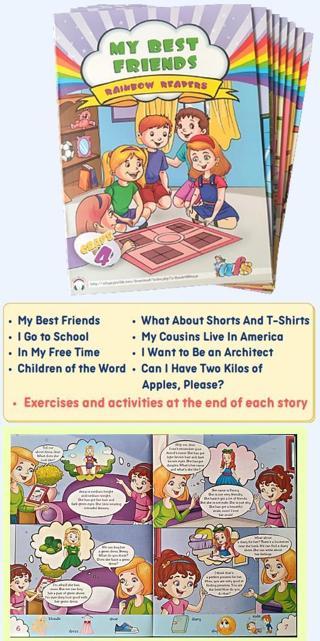 Afs Yayınları Rainbow Readers Grade 4 İngilizce Hikaye Seti 8Li - Kolektif - AFS Yayınları