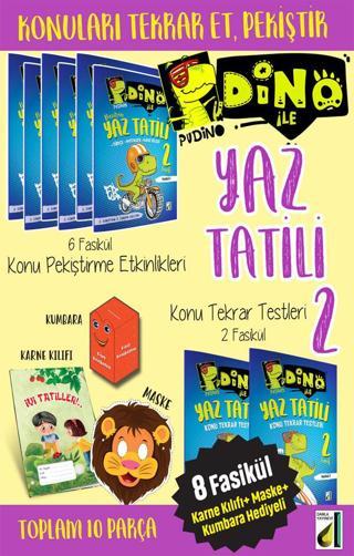 Damla Yayınları 2. Sınıf Dino İle Yaz Tatil Kitabı - Damla Yayınevi