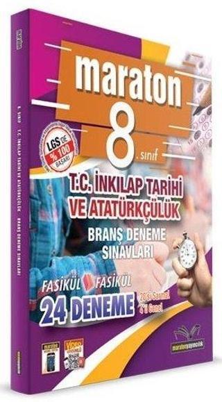 Maraton Yayınları 8. Sınıf T.C İnkılap Tarihi ve Atatürkçülük 24'lü Deneme