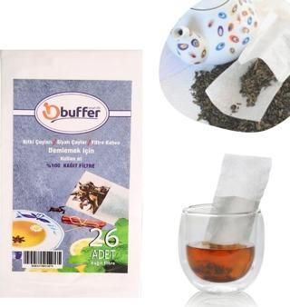 26 Adet Pratik Kullan At Çay,Bitki Çayı,Filtre Kahve Demleme Poşeti Süzgeci