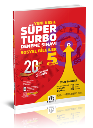 Model Yayınları 5. Sınıf Sosyal Bilgiler Süper Turbo Deneme - Model Yayınları