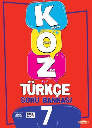 Kurmay Yayınları 7. Sınıf Türkçe Koz Soru Bankası - Kurmay Yayınları
