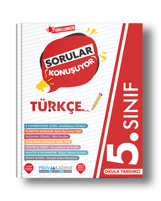 Pruva Yayınları 5. Sınıf Türkçe Sorular Konuşuyor - Pruva Akademi