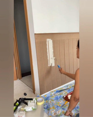 Trend Konsept Dekoratif, Duvar Çıtası, Ahşap Duvar Paneli, Boyanabilir, 4Mm Ham Mdf, 36X102 (1 Adet)