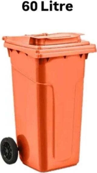Elcy Plastik Çöp Konteyneri 60 Litre Plastik Konteyner - A Isıya Karşı Dayanıklı Malzeme