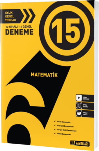 Hız Yayınları 6. Sınıf Matematik 15 Li Deneme - Hız Yayınları