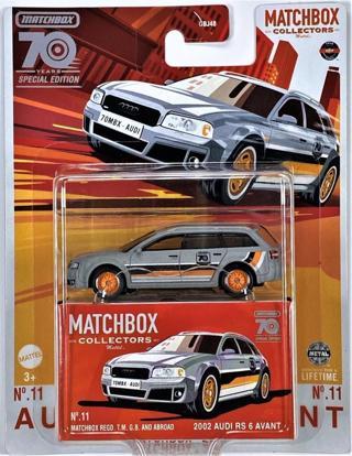 Matchbox Koleksiyon Araçları 70. Yıl Özel Seri GBJ48 - HLJ69 2002 AUDI RS 6 AVANT