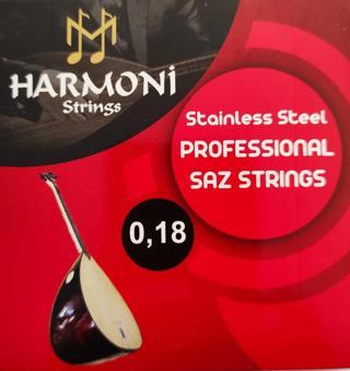 Harmoni Strings Hrm18 Kısa Sap Bağlama Teli Takım Profesyonel 0.1