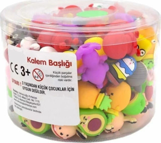 Misyon Silikon Kalem Başlığı Kalem Süsü 120 Adet