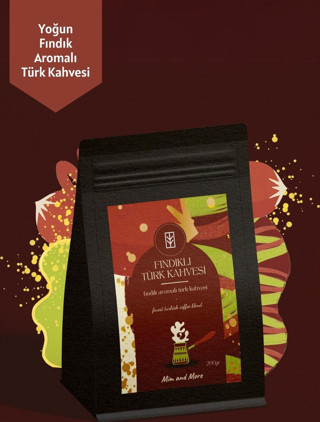 Mim And More Hazelnut Turkish Coffee, Fındık Aromalı Türk Kahvesi,150 Gr