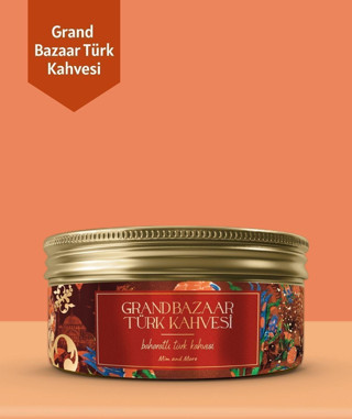 Mim And More Grand Bazaar Turkish Coffee, Grand Bazaar Özel Baharat Aromalı Türk Kahvesi,150 Gr