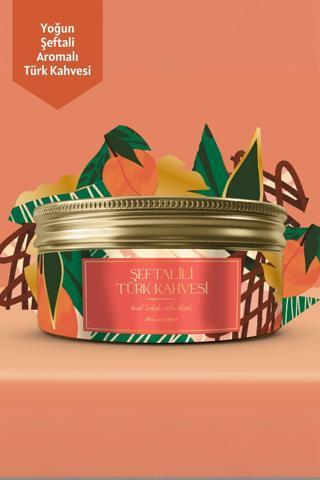 Mim And More Şeftalili Türk Kahvesi, Şeftali Aromalı Türk Kahvesi,150 Gr