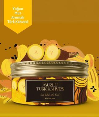 Mim And More Muzlu Türk Kahvesi, Muz Aromalı Türk Kahvesi,150 Gr