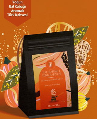 Mim And More Pumpkin Turkish Coffee - Bal Kabağı Aromalı Türk Kahvesi, 200 Gr