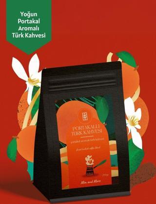Mim And More Portakallı Türk Kahvesi, Portakal Aromalı Türk Kahvesi, 200 Gr
