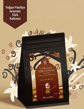 Mim And More Vanilyalı Türk Kahvesi, Vanilya Aromalı Türk Kahvesi, 200 Gr