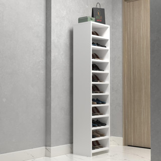 Kenzlife ayakkabılık konevi mat beyaz suntalam 170*040*30 yirmiiki çift ayakkabı kapasitesi arkalıksız 