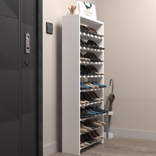 Kenzlife ayakkabılık mısri mat beyaz suntalam 140*060*20 yirmiyedi çift ayakkabı kapasitesi arkalıksız 