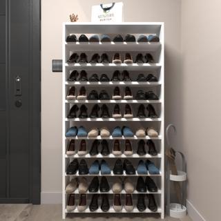 Kenzlife ayakkabılık mısri mat beyaz suntalam 155*080*20 kırk çift ayakkabı kapasitesi arkalıksız 