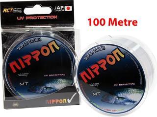 Nippon Super Tough 100m Gri Monofilament Olta Misinası 0.24mm 9.4kg