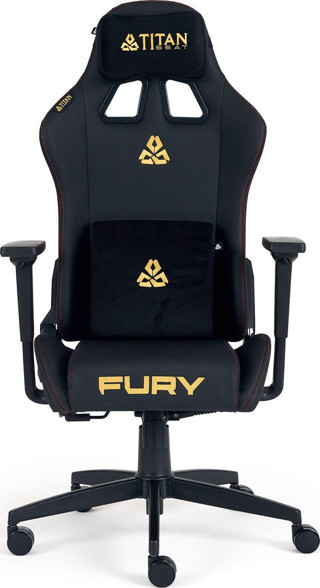 Titanseat Beast Leather Gold Oyuncu Koltuğu Siyah