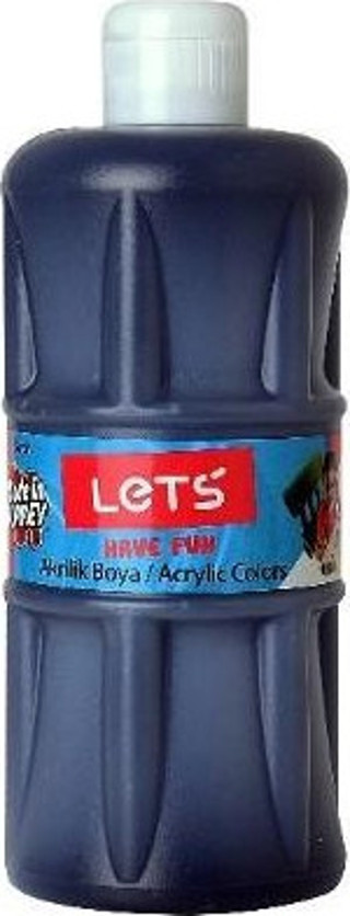 Lets Akrilik Boya Siyah 500 Ml. 