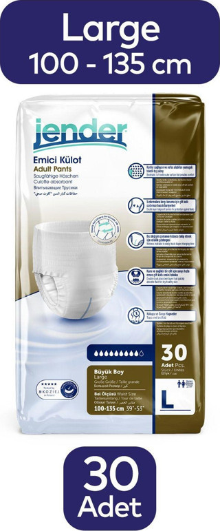 Jender Emici Külot Large 30 Adet