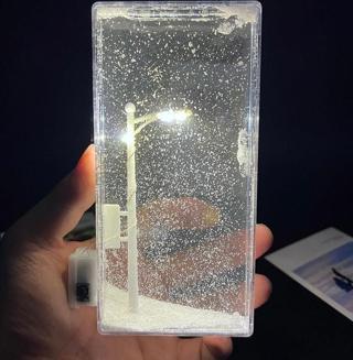 Sokak Lambalı Kar Küresi