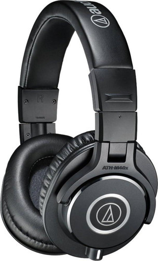 Audio Technica Ath-M40X Profesyonel Stüdyo Monitör Kulaklığı, Siyah, Standart
