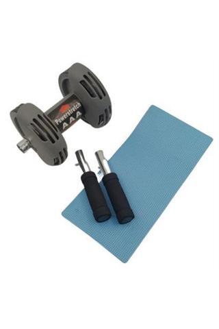 TSU  Buffer® Karın Kası Çalıştırıcı Fitness Egzersiz Spor Aleti Power Stretch Roller